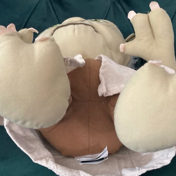 17" Large Yoda Plush Star Wars Stuffed Animal With Hoodie Disney Lucas Film - Picture 4 of 9